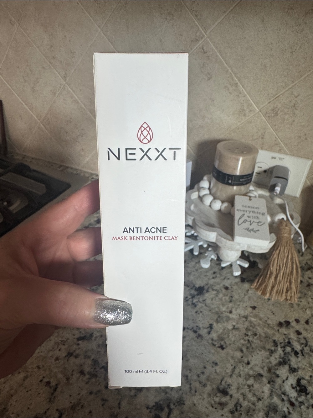 NEXXT Anti Acne Bentonite Clay Mask - White
